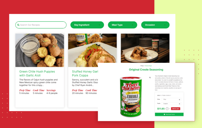 Website Design And Development - Food & Beverage screenshot 2