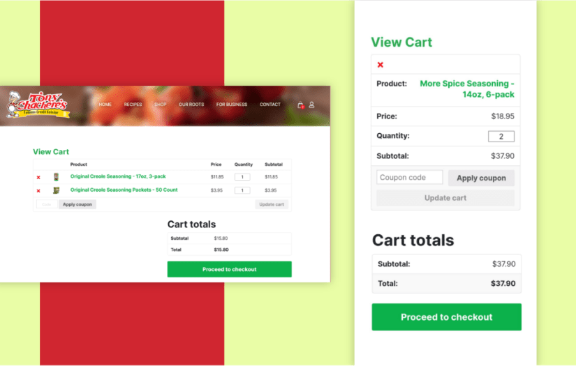 Website Design And Development - Food & Beverage screenshot 3