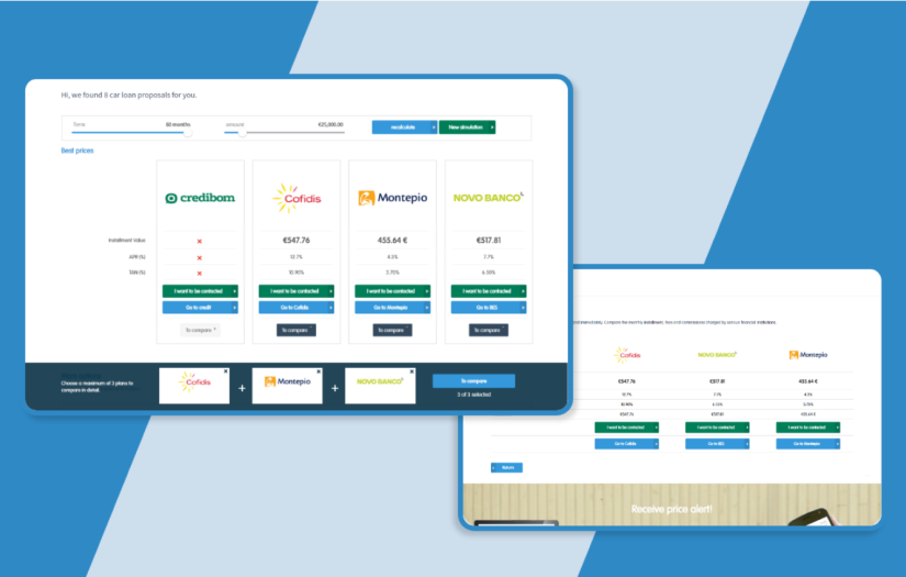 Web Design & Development - Price Comparison Website screenshot 1