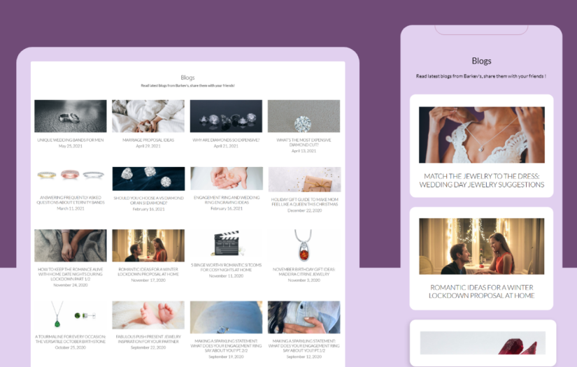 E-Commerce Website Design & Development - Online Jewelry Store screenshot 3
