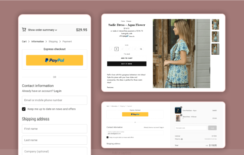 Website Design and Development - Fashion E-Commerce screenshot 2