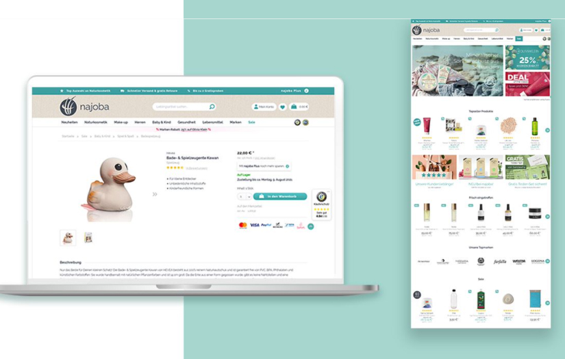 E-Commerce Web Design - Beauty & Accessories screenshot 1