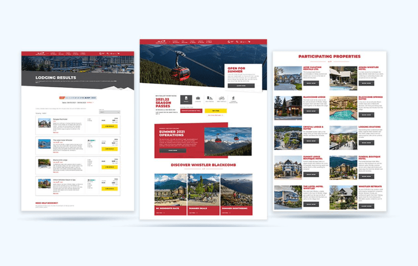 Website Design - Travel Agency screenshot 1