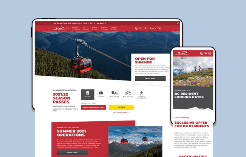 Website Design - Travel Agency screenshot 2