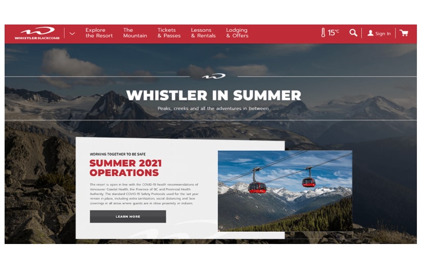 Website Design - Travel Agency screenshot 3