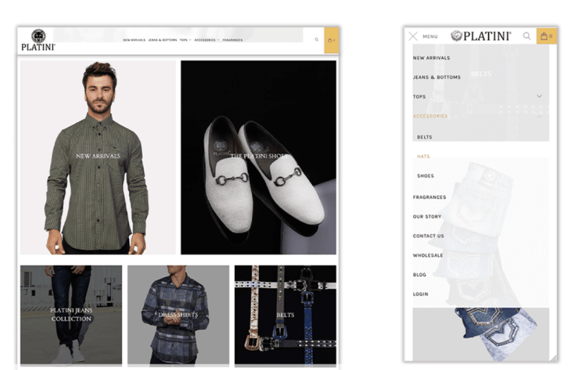 E-Commerce Web Application Development - Online Clothing Store screenshot 1