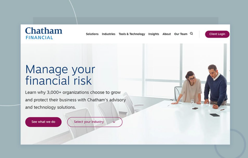 Corporate Web Design - Finance Advisory Company screenshot 1