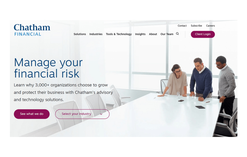 Corporate Web Design - Finance Advisory Company screenshot 3