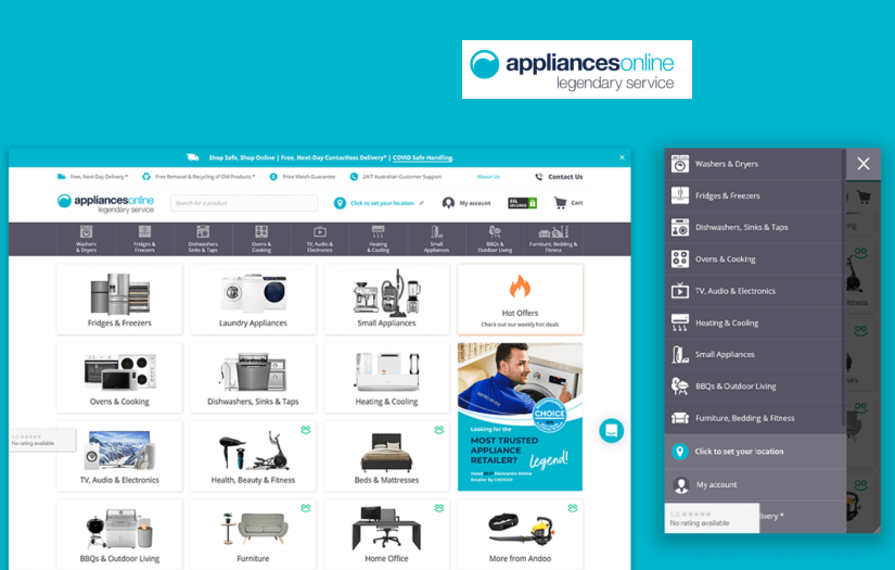 E-Commerce Website Design & Development - Home Appliances screenshot 3