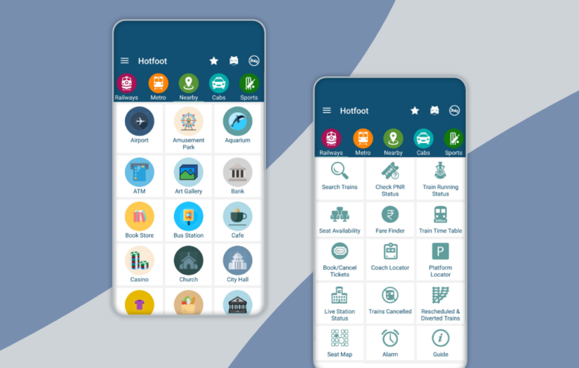 Travel App Development - Train iPhone & Android Mobile Application screenshot 1