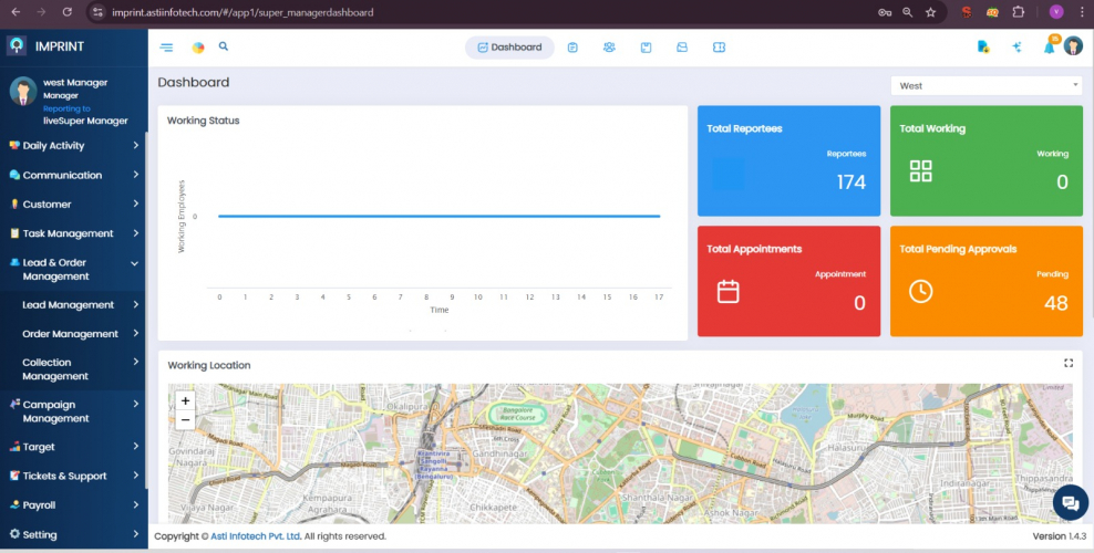 Imprint - Field Force Management Software screenshot 4