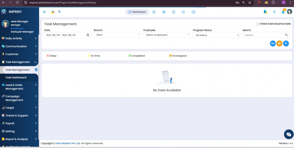 Imprint - Field Force Management Software screenshot 3