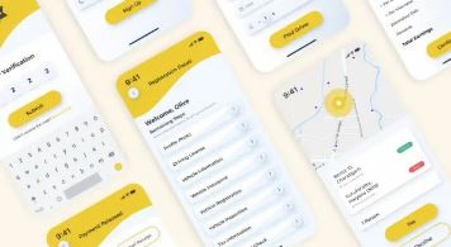 Taxi Mobile App screenshot 1