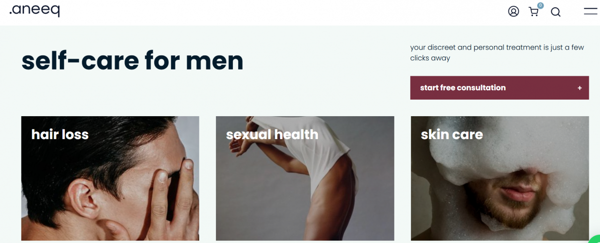 Aneeq - Ecommerce Website screenshot 1