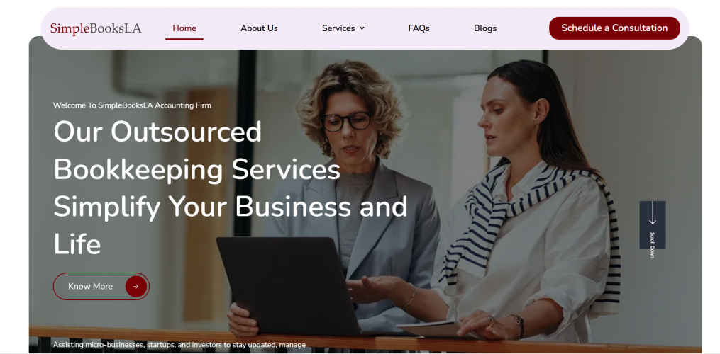 Simplebooks LA screenshot 1
