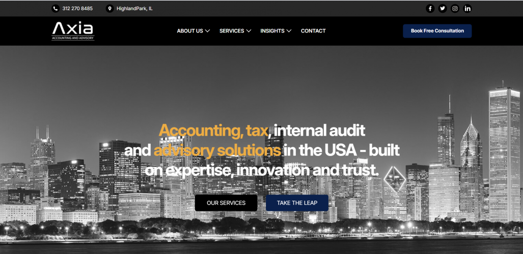 Axia Accounting and Advisory screenshot 1
