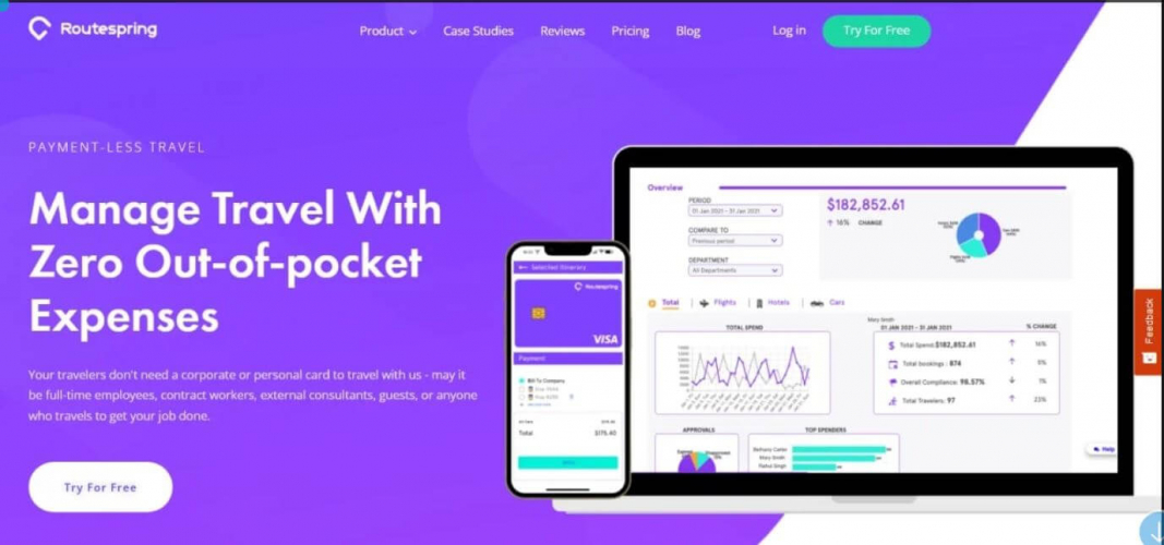 RouteSpring screenshot 1