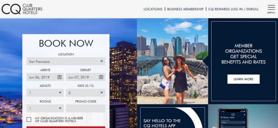 Club Quaters Hotels screenshot 2