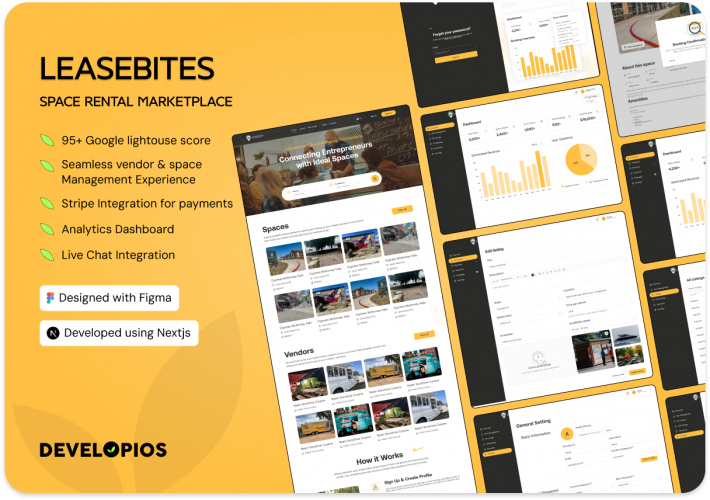 Leasebites – Space Rental Platform for Food Truck Owners screenshot 1
