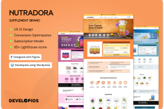 Nutradora - Ecommerce Supplement Brand