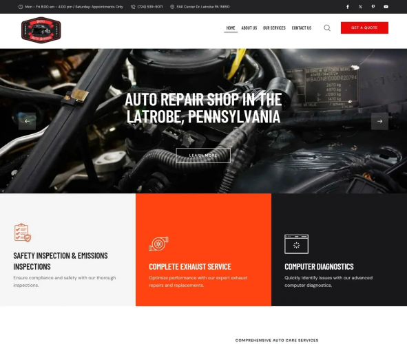 Website Design & Google Business Profile Management for Don's Auto Repair screenshot 3