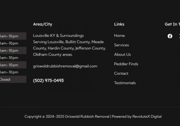 Website Development & GBP Growth for Griswold screenshot 2