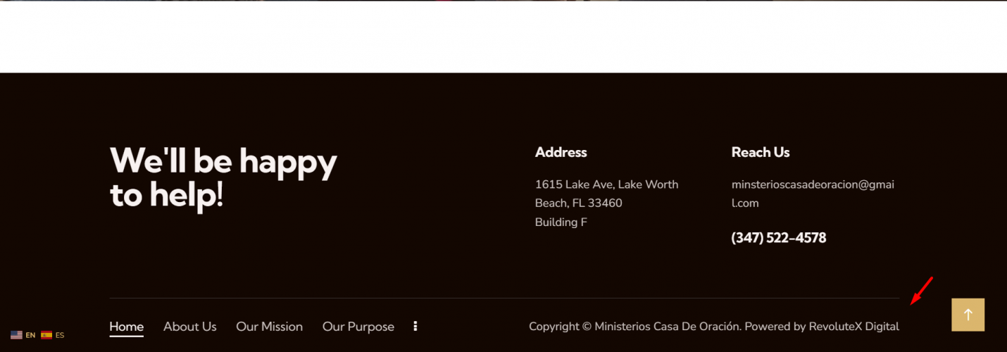 Website Development: Spanish Church in Lake Worth Beach screenshot 4