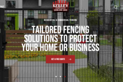Kelley Fence & Gates Website Development | GBP SEO