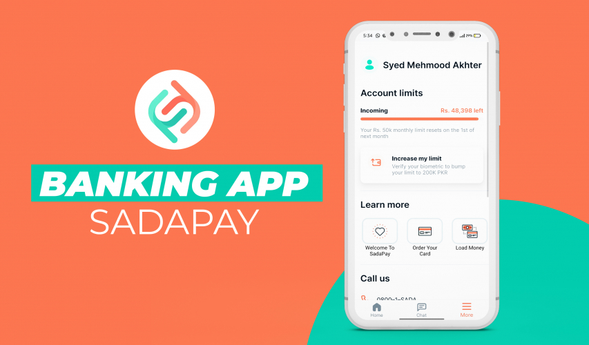 SadaPay: Money made simple screenshot 1