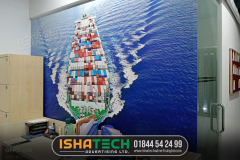 Thai Glass Sticker for KD Shipping Agencies Ltd