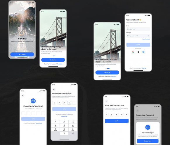 UI/UX Designer | Travel Booking App Case Study | Figma screenshot 4