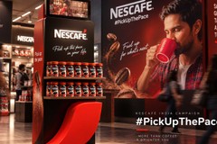 3D campaign and retail design for Nescafé #PickUpThePace