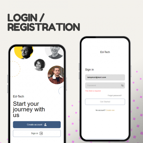 Ed-Tech platform screenshot 1