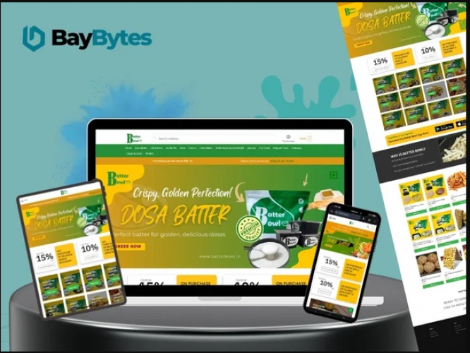 Batter Bowl Website Development E-Commerce screenshot 1