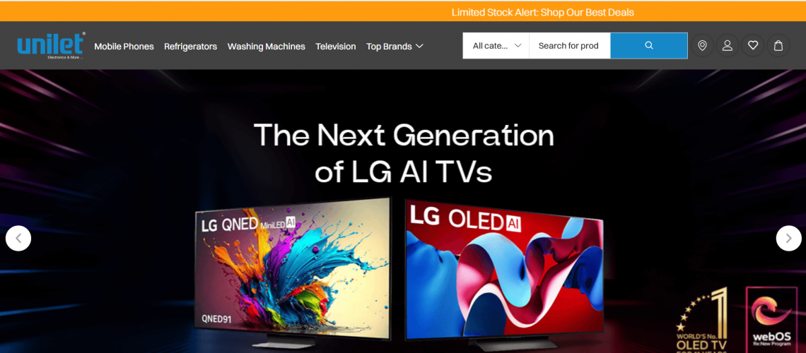 Unilet Web App screenshot 1