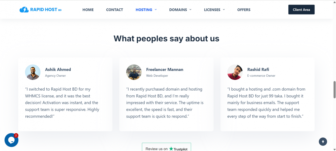 Rapid Host BD screenshot 3