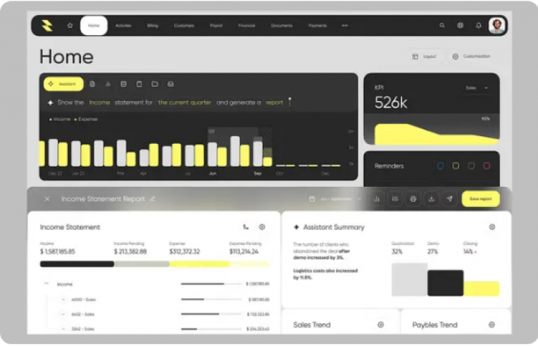 Web Development of ERP System screenshot 1