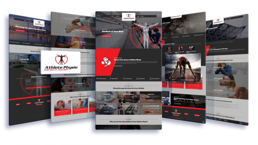 Physical Therapy Website Design screenshot 1