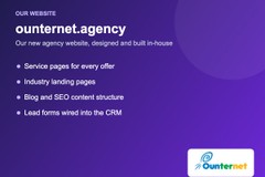 OUNTERNET new website: design, build and lead capture