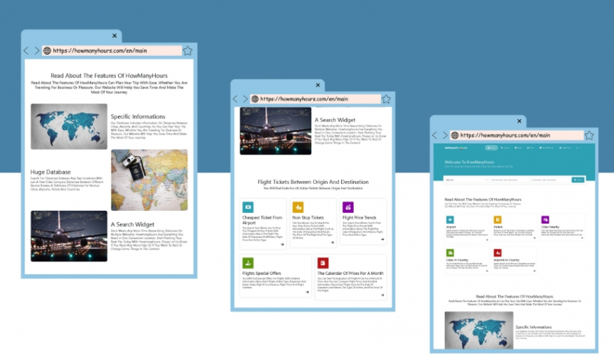 Website and Api screenshot 1