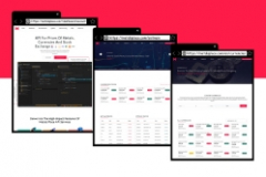website and api for metals stocks