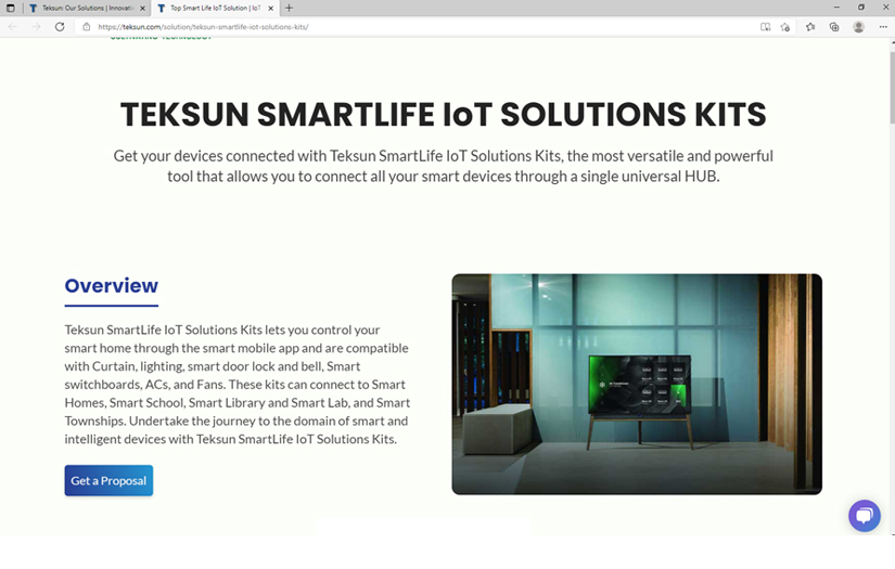 Teksun Smartlife IoT Solutions Kit screenshot 1