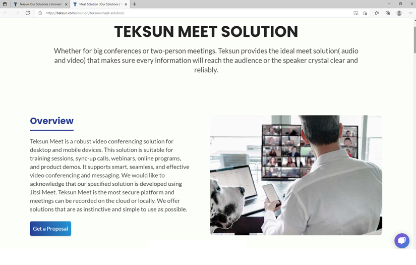 Teksun Meet Solution screenshot 1