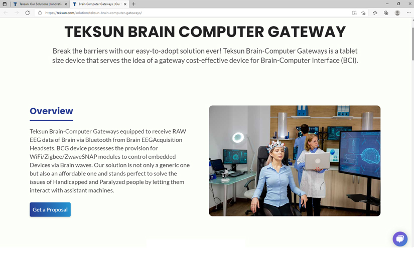 Teksun Brain Computer Gateway screenshot 1