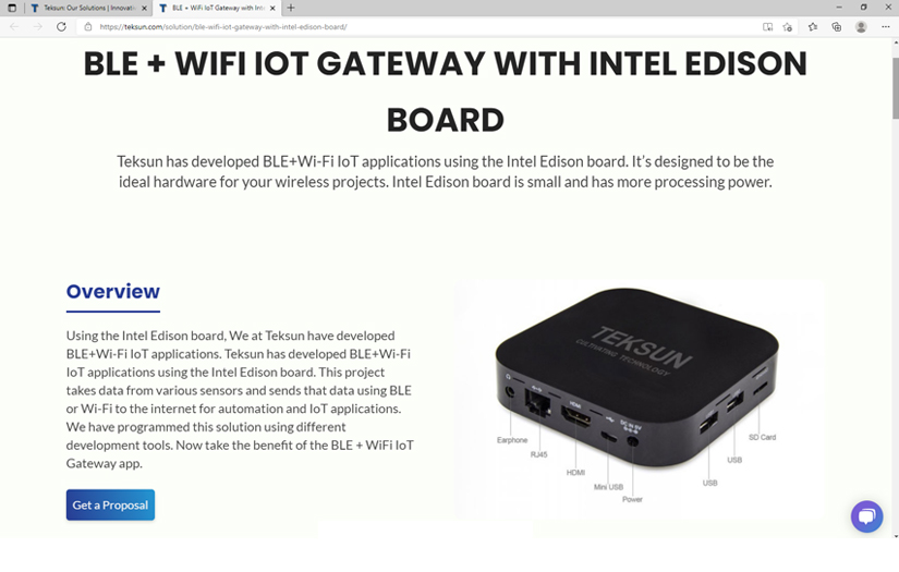 BLE + WiFi IoT Gateway with Intel Edison Board screenshot 1