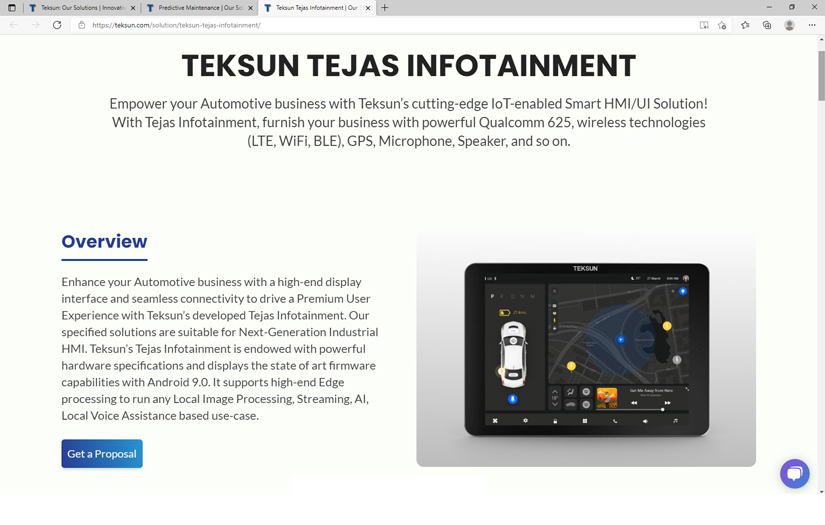Teksun Tejas Infotainment screenshot 1