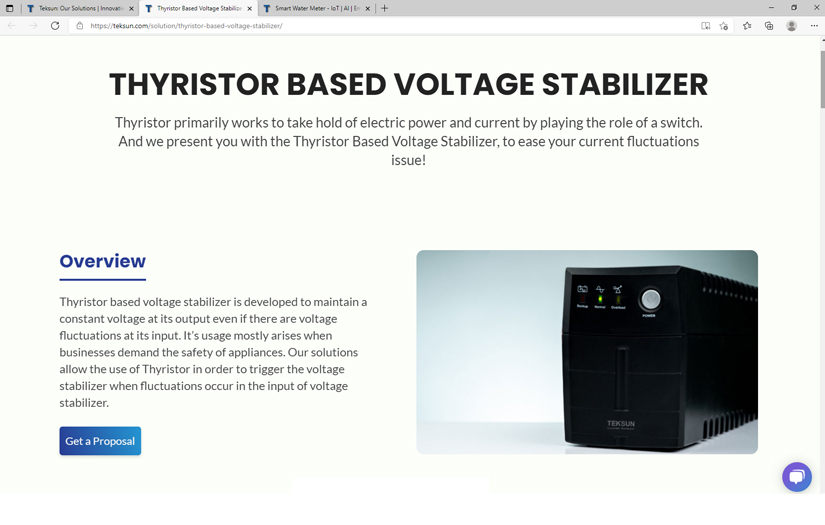 Thyristor Based Voltage Stabilizer screenshot 1