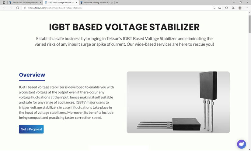 IGBT Based Voltage Stabilizer screenshot 1