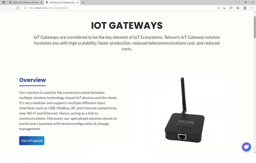 IoT Gateways screenshot 1
