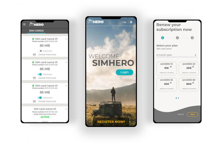 SIMHERO screenshot 1